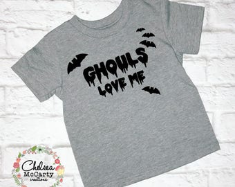 Ghouls Love Me - Ghouls Love Me Shirt - Toddler Boy Halloween Shirt - Halloween Shirt - Halloween Costume - Boys Halloween Shirt - Halloween