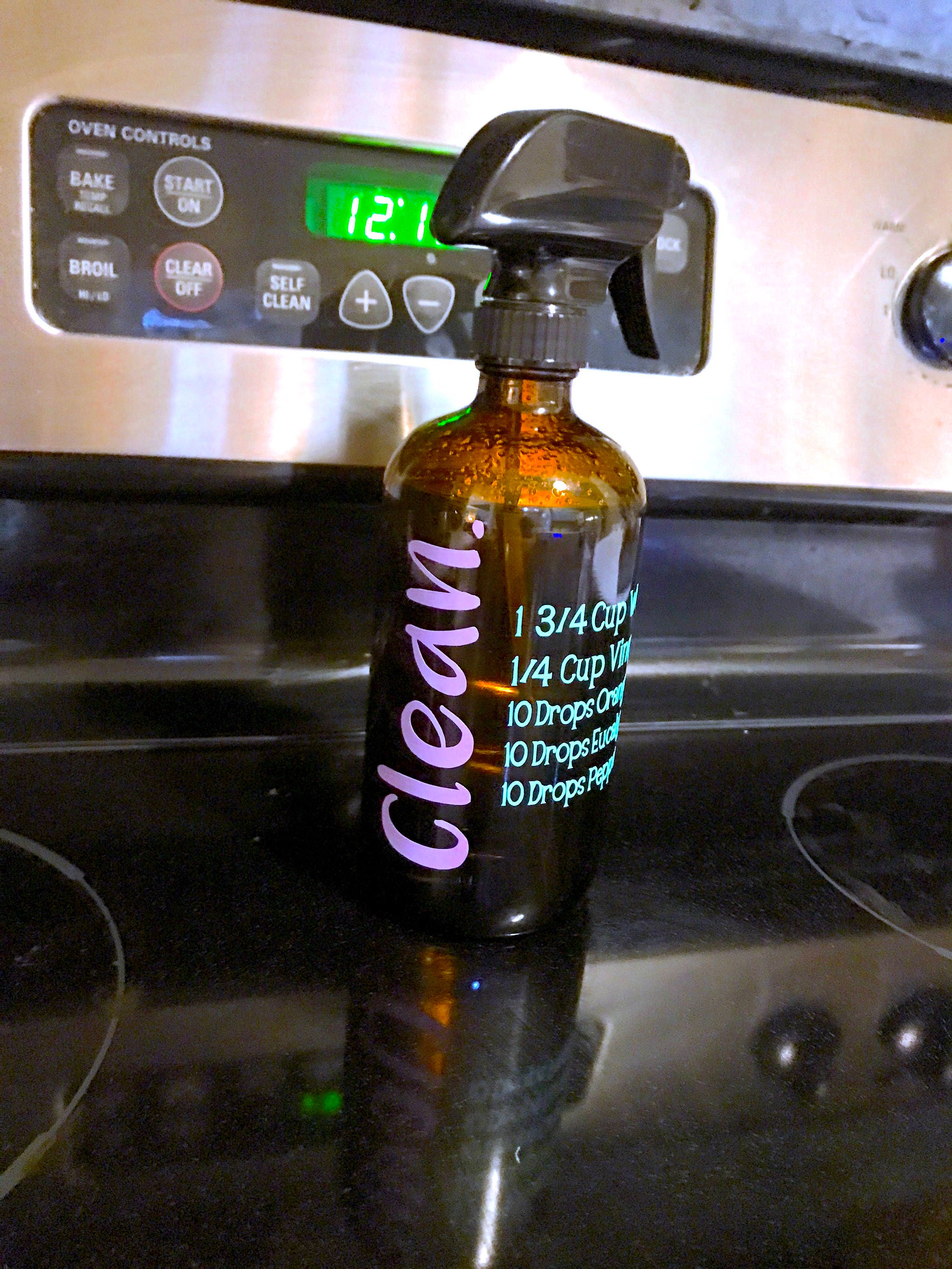 Essential Oil Cleaning Glass Spray Bottle Essential Oil