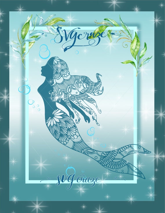 Free Free 63 Mermaid Zentangle Svg SVG PNG EPS DXF File