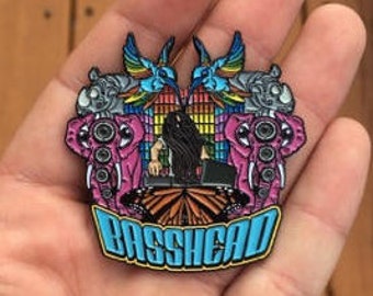Bassnectar Basshead Heady Hat Pin