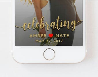 WEDDING Snapchat Geofilter, Snapchat Geofilter Wedding, Wedding Geofilter, Snapchat Filter, Wedding, Custom Wedding Filter, GOLD GLITTER