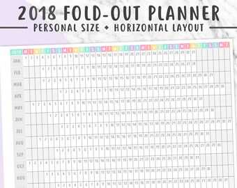2018 VERTICAL PLANNER PRINTABLE Folding Planner 2018 Year 2018 VERTICAL PLANNER PRINTABLE Folding Planner 2018 Year