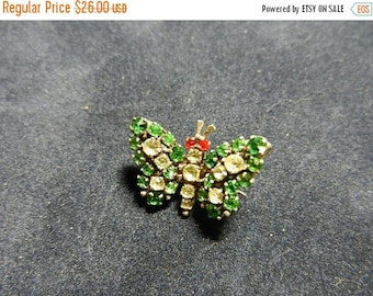 Summer Sale Vintage Sterling Silver Butterfly Pin