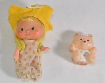 Butter Cookie with Jelly Bear complete vintage Strawberry Shortcake doll Kenner 1981