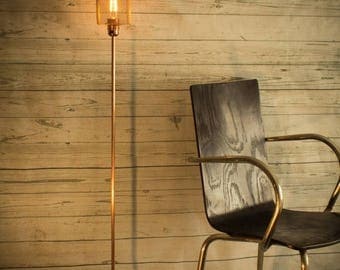 10% OFF Industrial concrete copper floor lamp, Industrial lamp, Floor light, Copper lamp, Edison floor lamp Standing lamp Original floor Lam
