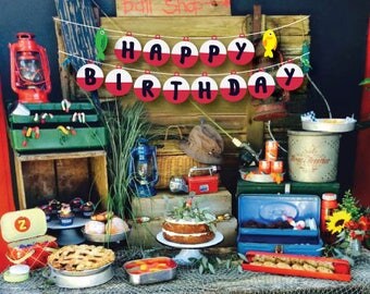 Bobber Party Banner | The Big One Fishing Birthday | Gone Fishing Banner | Fishing Birthday Banner | Retirement Party | fishing Baby Shower