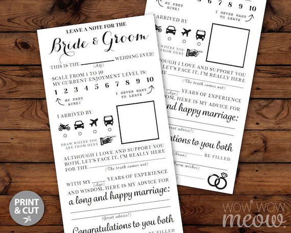 Wedding Mad Libs Printable Forms Activity Sheets Day Page