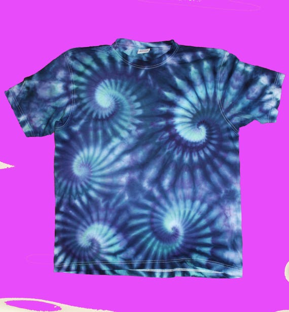 Tshirt size XXL Tie Dye Psychedelic Waves Hippie Shirt