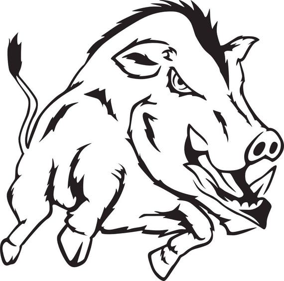 RAZORBACKS HOG SVG