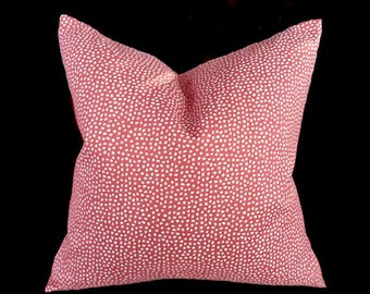Coral pillow cover, Decorative pillow, Pink Pillow cover, Throw pillow cover, Coral white, Euro pillow, accent pillow, throw pillows