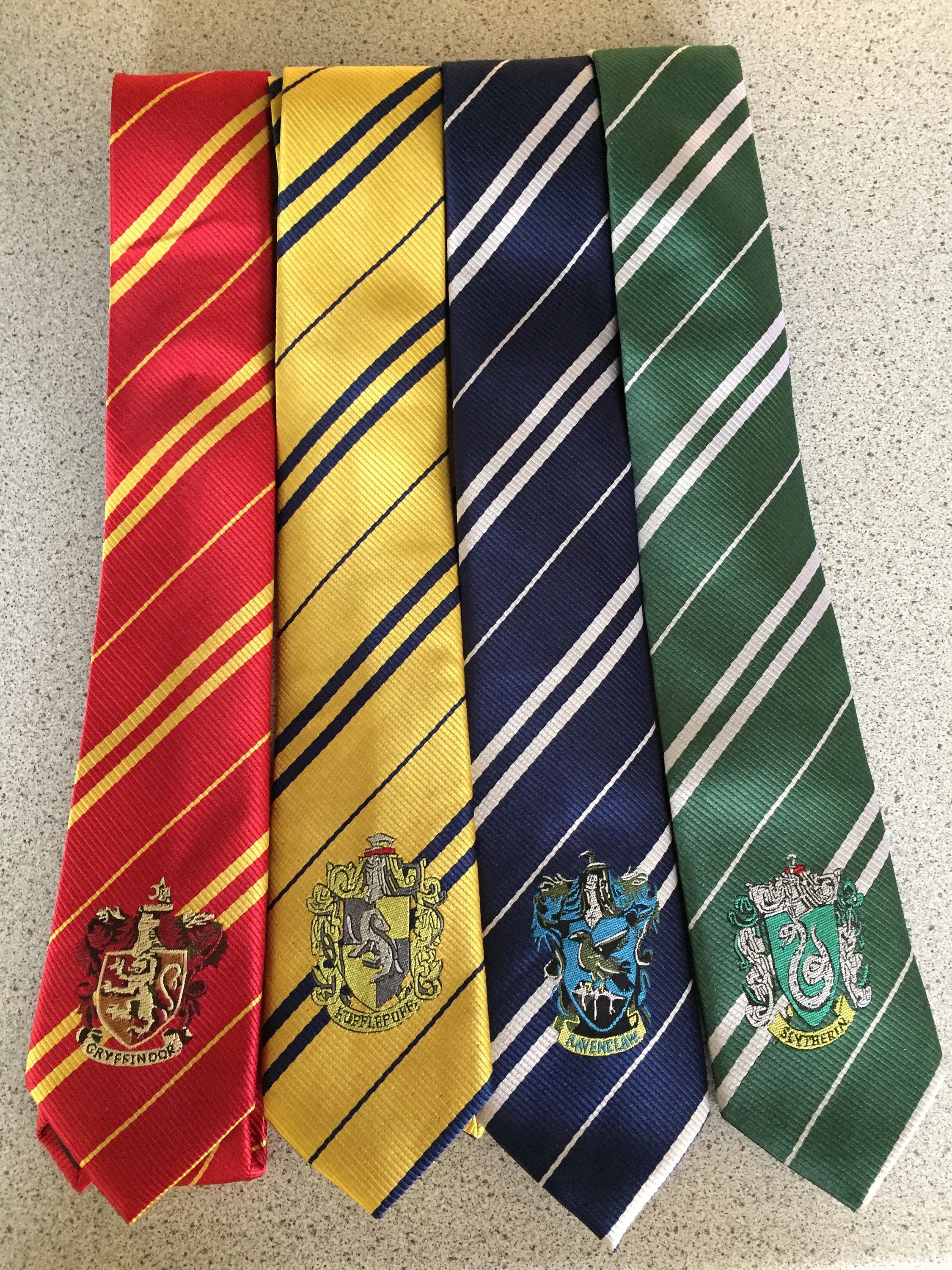 Harry Potter School Ties