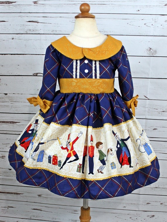 Girls Nutcracker Dress Girls Christmas Dress Toddler girls