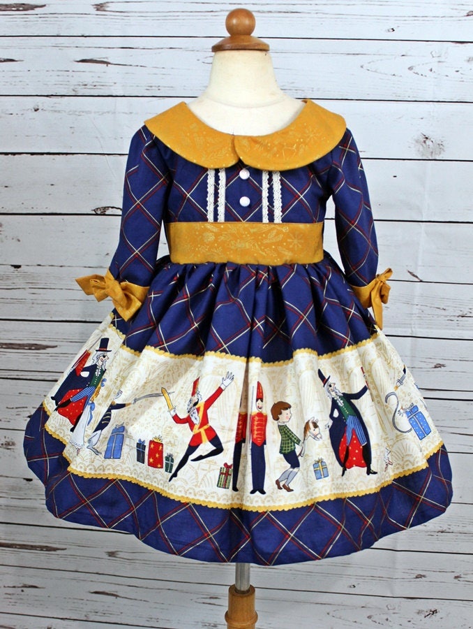 Girls Nutcracker Dress Girls Christmas Dress Toddler girls