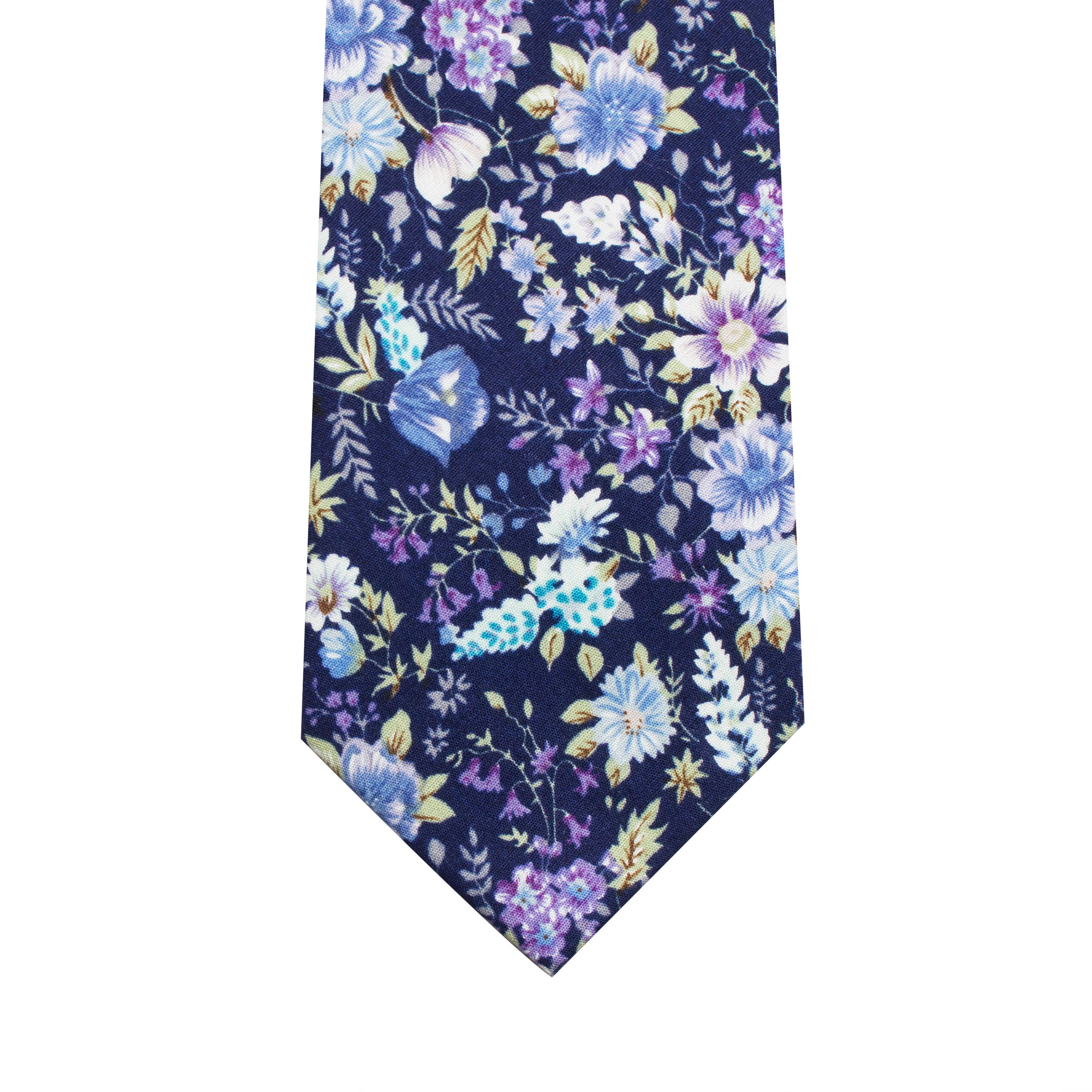 bluish purple tie