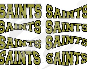 Cedar Grove High School Saints Curved Layouts SVG EPS DXF Digital Cutting Design- Instant Download- jpg pdf Vector File Graphic Design