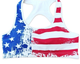 Flag bra | Etsy