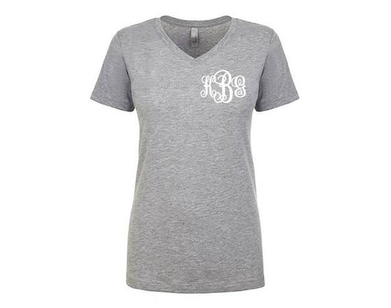 black shirt with monogram