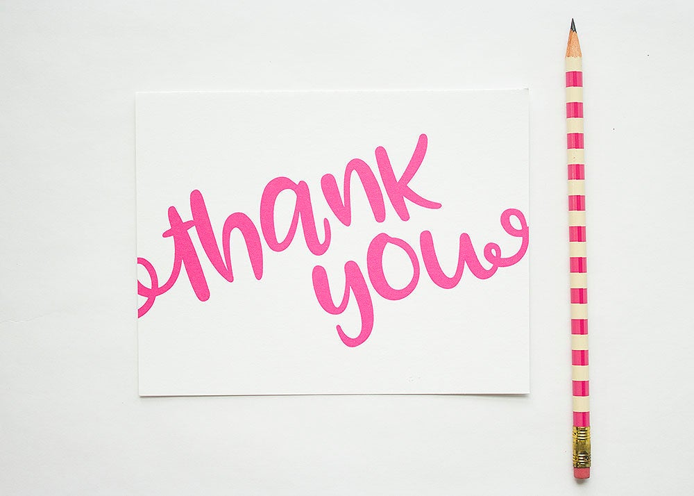 thank you note cards