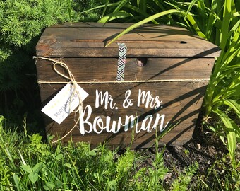 Wedding Card Box Busta Box Wood