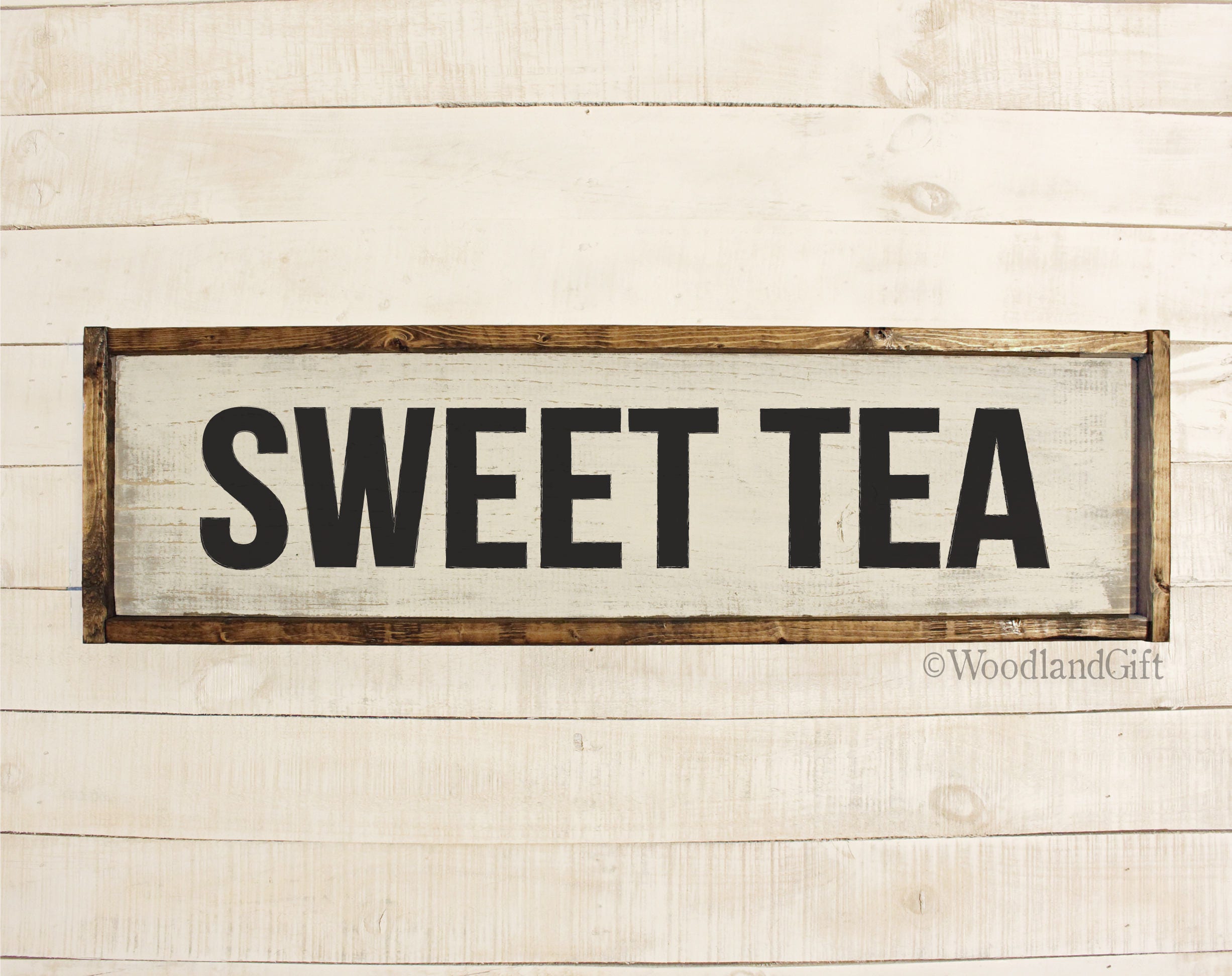 Sweet Tea Sign Sweet Tea Wood Sign Southern Kitchen Decor
