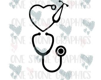 Stethoscope svg | Etsy