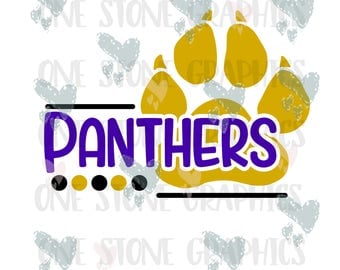 Panthers svg | Etsy