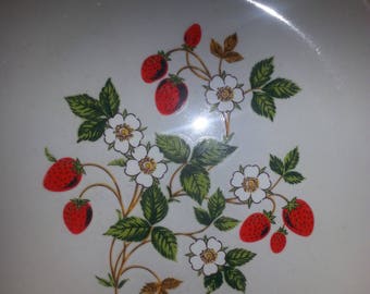 Strawberries and Cream Stoneware Made in Japan