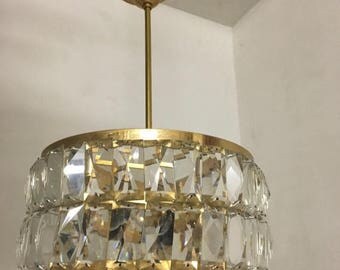 Sale Chandelier, Crystal Chandelier, Italian MidCentury Lighting, Wiring Comp USA, Free Shipping USA