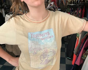 Vintage Triumph Motors Motorcycle Tshirt