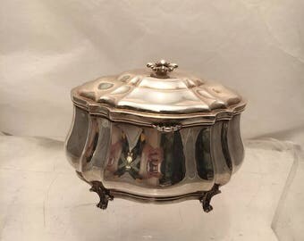 925 Sterling Silver Italian Judaica Esrog Box