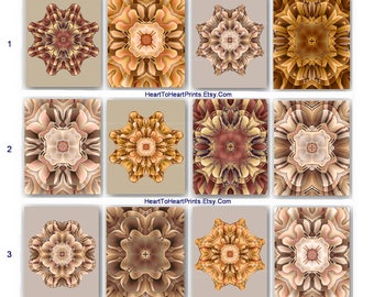 Brown Beige Floral Wall Decor Tan Taupe Orange Flower Art Rustic Living Room Bedroom Dining Brown Beige Floral Wall Decor Tan Taupe Orange Flower Art Rustic Living Room Bedroom Dining