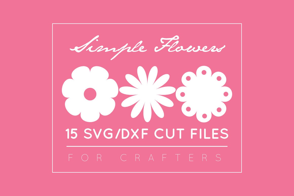 Download Flower SVG, Flower DXF, Floral EPS Cut Files, Floral ...