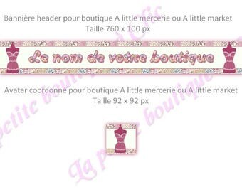 3 header and avatar for Etsy Shop banner
