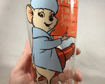 Vintage 1977 Disney The Rescuers Bianca Pepsi Collector Series Glass