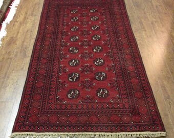 Afghan Turkoman tribal rug- 6' 4" x 3' 5"- No 69