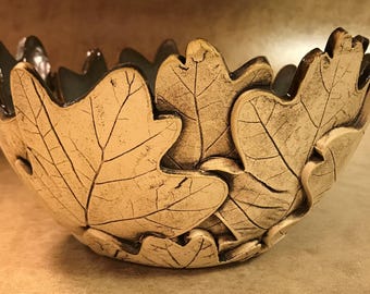 Large Oak Leaf Bowl 139