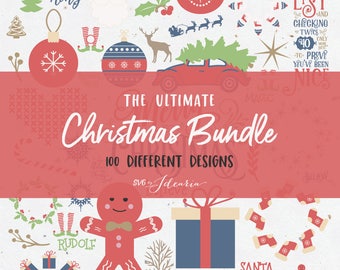 Christmas Svg Bundle Svg Christmas Christmas Svg Files christmas monogram svg monogram font reindeer svg christmas tree santa svg snowman