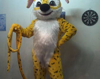 Custom leopard costume fursuit mascot. Ready to sell