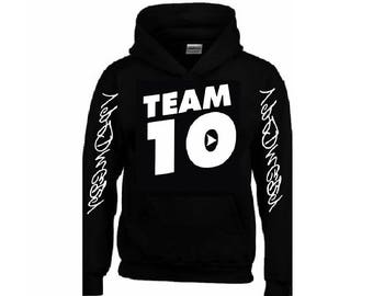TEAM 10 Hoodie + Your NAME on the back
