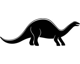 Brontosaurus svg | Etsy