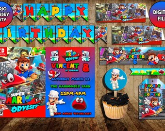 Mario odyssey | Etsy