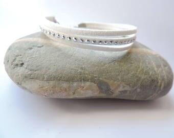 Bracelet white suede ღ ღ