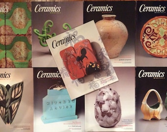 Ceramics Monthly Magazines - Full Year (9 Issues) from 2007