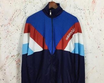 Sale 25% Vintage 90s Adidas Bootleg Track Top Trainer Retro Style Jacket Zipped Hip Hop Swag