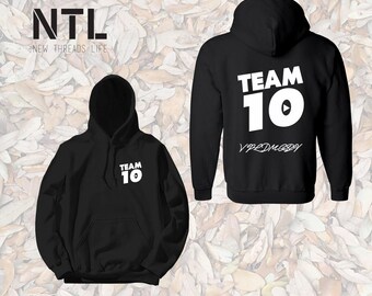 Official Team 10 Official Unisex hoodie Ask a question Team 10 Jake Paul JP hoodie best price fast shipping Unisex we have sizes for kids