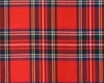 Winterfleece Stewart Plaid Red Fabric from Winham, Fleece Fabric, Winterfleece Fabric, Plaid FleeceFabric, RedFabric, 100%Polyester, 58"/60"