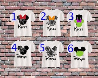Disney Shirts, Mickey's Not so Scary Halloween, Disney Spooktacular, Halloween