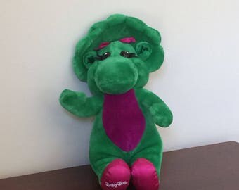 Barney plush | Etsy