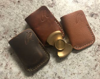 Rotablade Stubby Spinner Sheath - Horween Leather - Fidget Spinner Slip Sheath