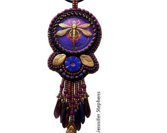Cure for the Summertime Blues - Reserved Pendant for DivaMaker2013 - please do not purchase if you are not DivaMaker